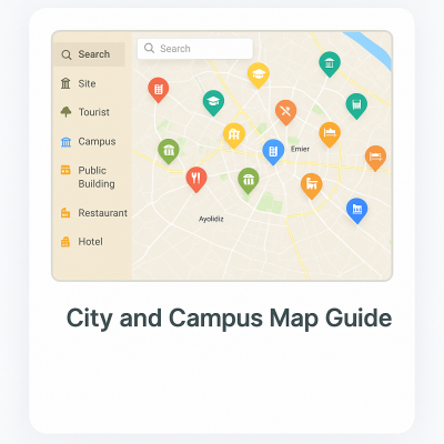 Şehir ve Kampüs Harita Rehberi